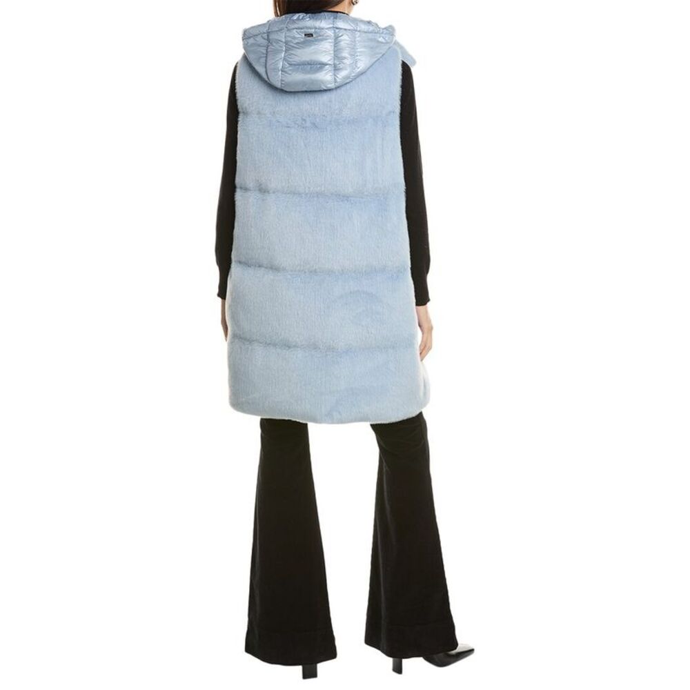 Herno Womens  Lady Vest, Blue - Picture 2 of 4